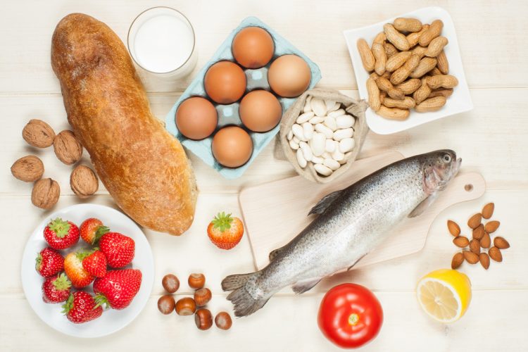 Cerca de oito tipos de alimentos são responsáveis por 90% das alergias de origem alimentar
